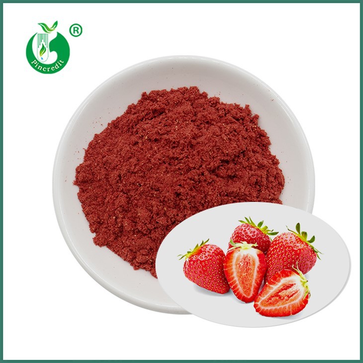 Serbuk Strawberi Beku Kering